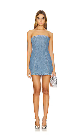 Jules Mini Dress in River | Revolve Clothing (Global)