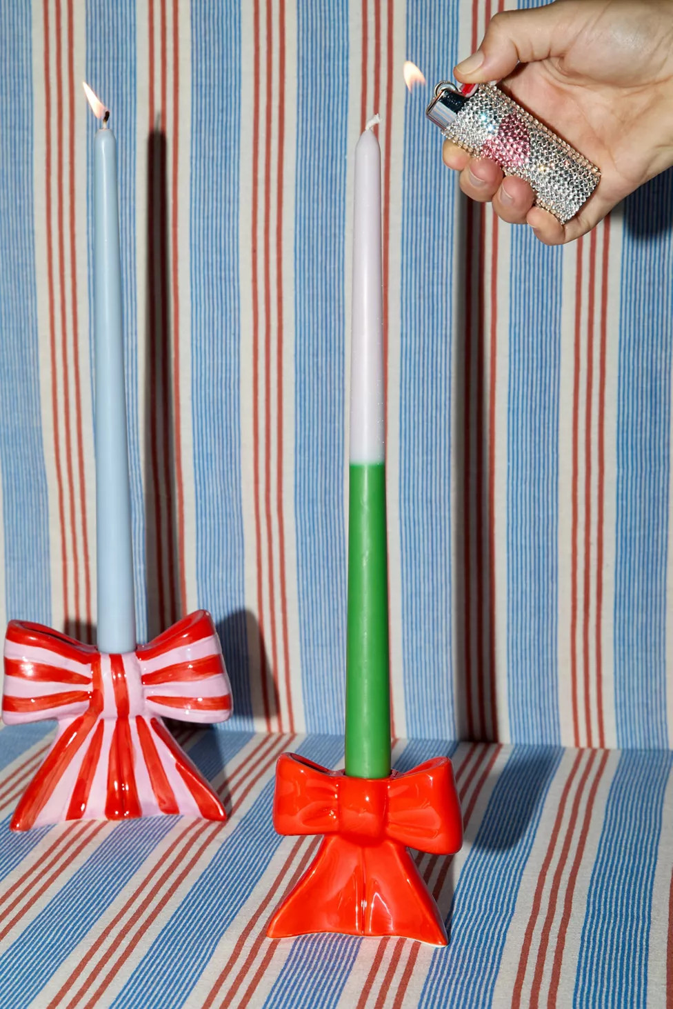 DOIY Bow Taper Candle Holder | Urban Outfitters (US and RoW)