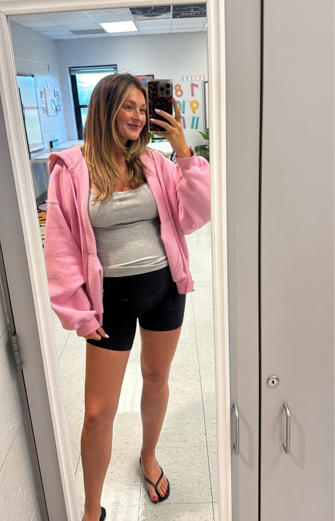 Aritzia Mega Fleece in size large! 
Tank in M
Align shorts