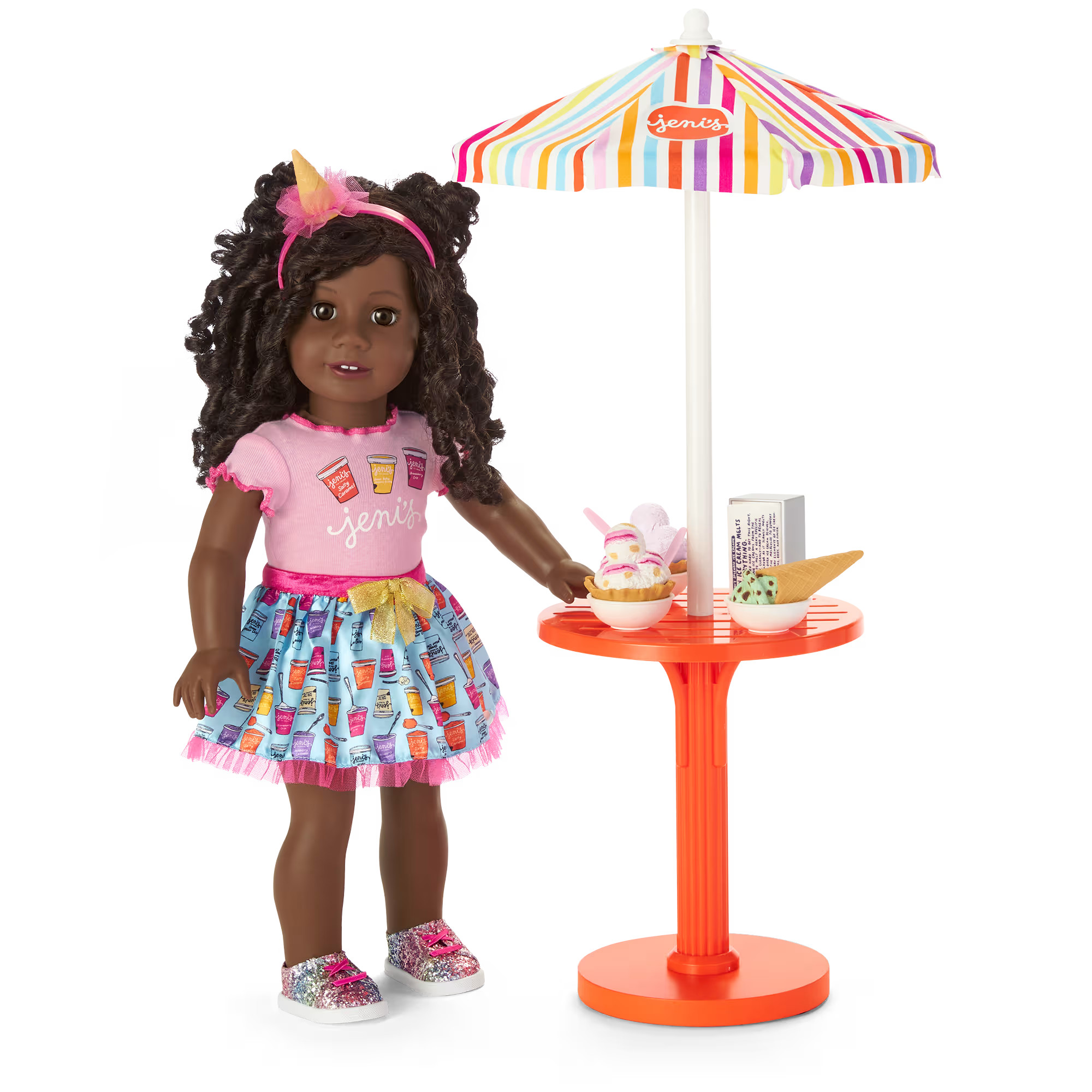 American Girl® x Jeni's Full of Flavor Table for 18-inch Dolls | American Girl