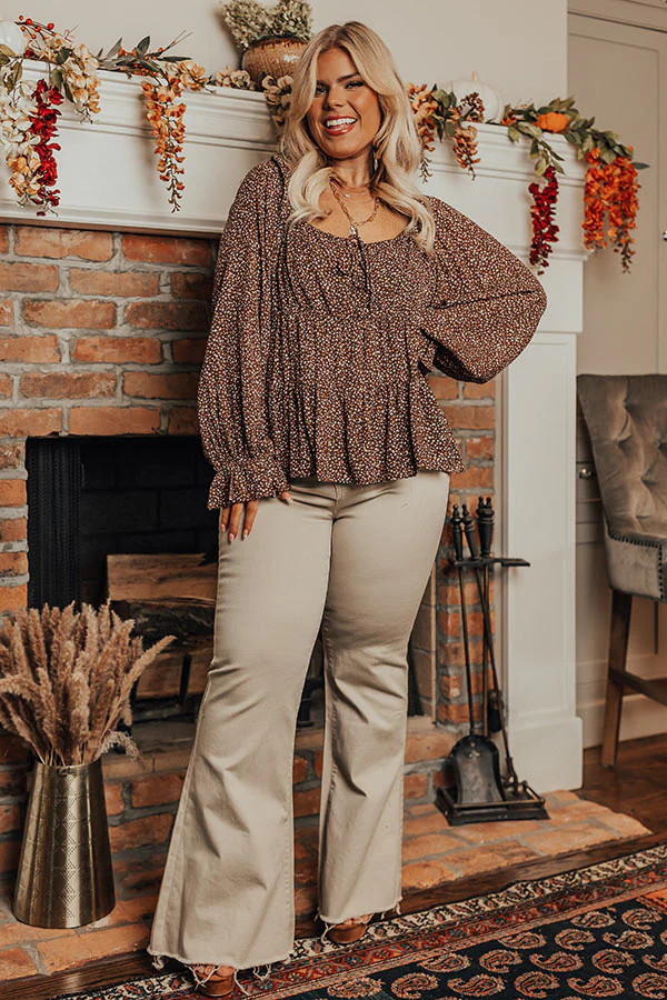 The West High Waist Flare Curves | Impressions Online Boutique