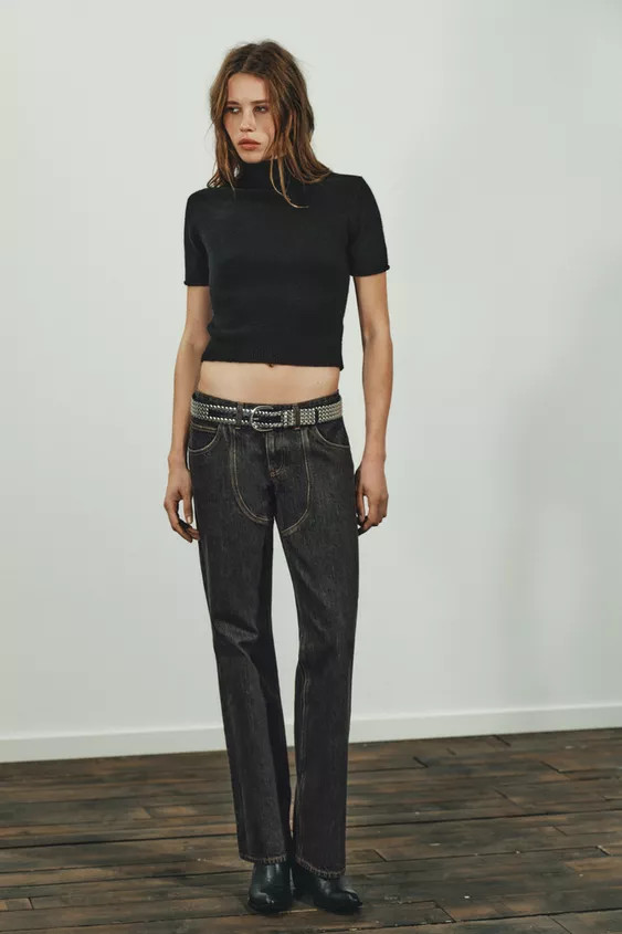 SOFT KNIT SHORT SLEEVE SWEATER | Zara US