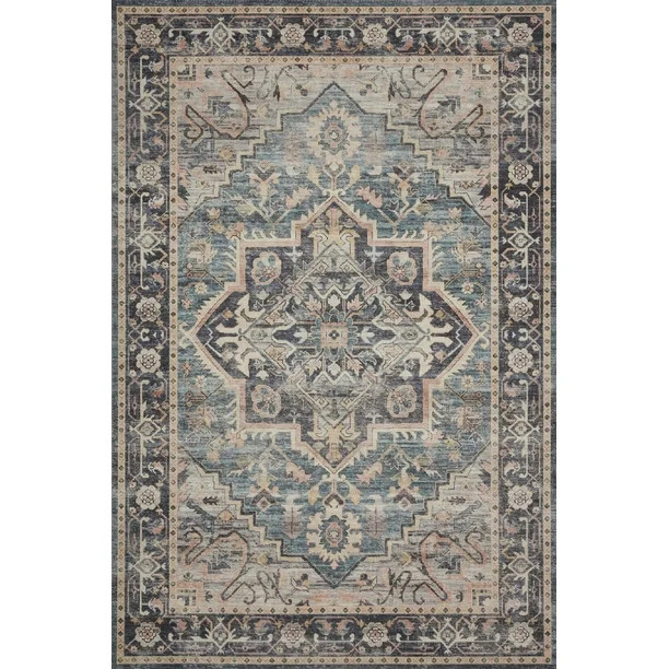 Loloi II Hathaway Printed Oriental Navy / Multi Area Rug | Walmart (US)