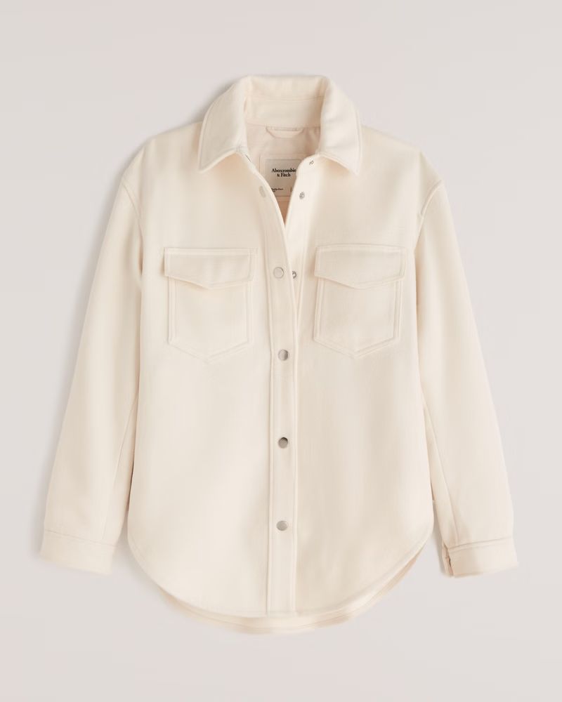 Cozy Shirt Jacket | Abercrombie & Fitch (US)