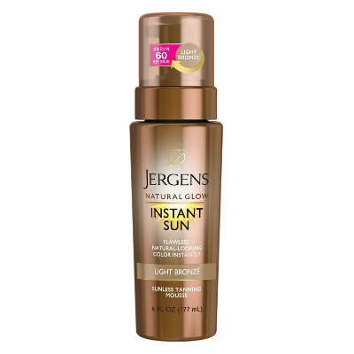 Jergens Natural Glow Instant Sun Moisturizing Lotion- Light Bronze (6oz) | Target