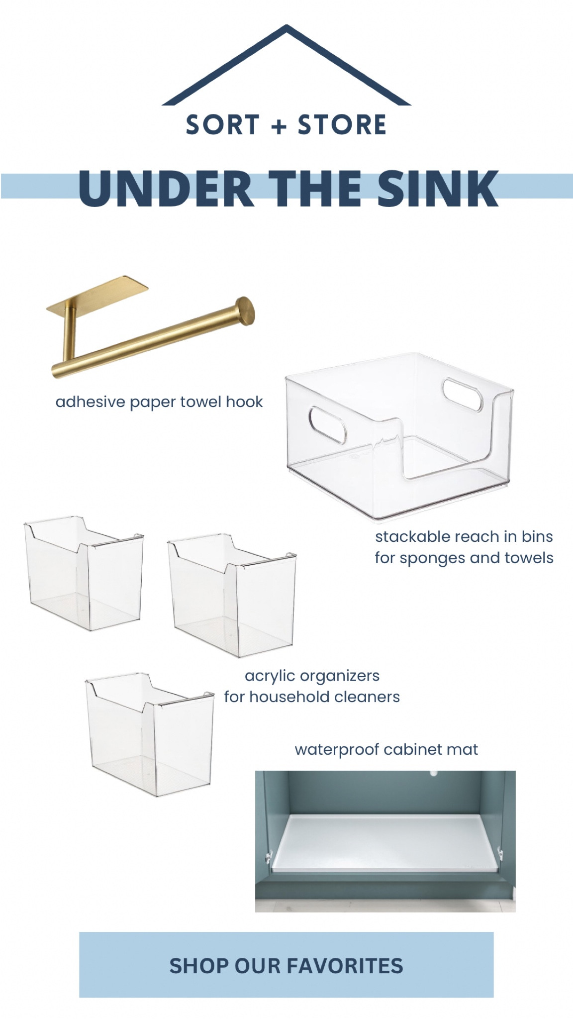 Keep under the sink tidy and organized with these must have products!

#LTKhome #LTKsalealert