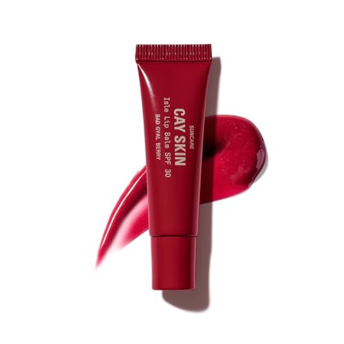 Cay Skin Isle Lip Balm Bad Gyal Berry SPF 30, Hydrating and Protective Daily Lip Gloss, Vanilla Brown Sugar Flavor, Suncare, UV Protection - 0.35oz | Amazon (US)