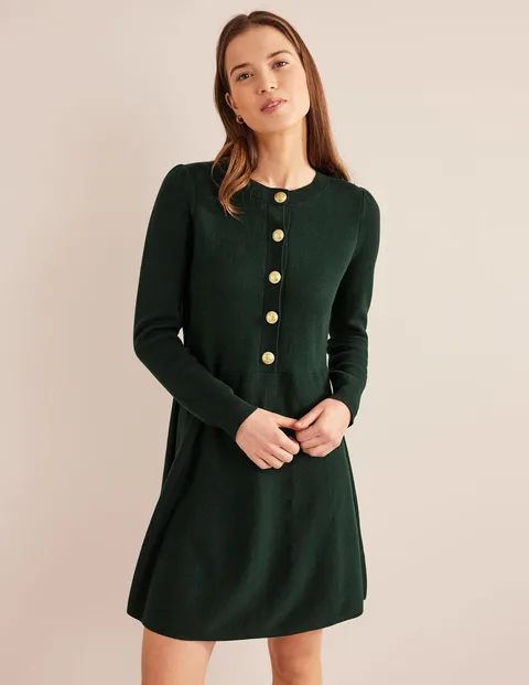 Relaxed Knitted Mini Dress | Boden (US)