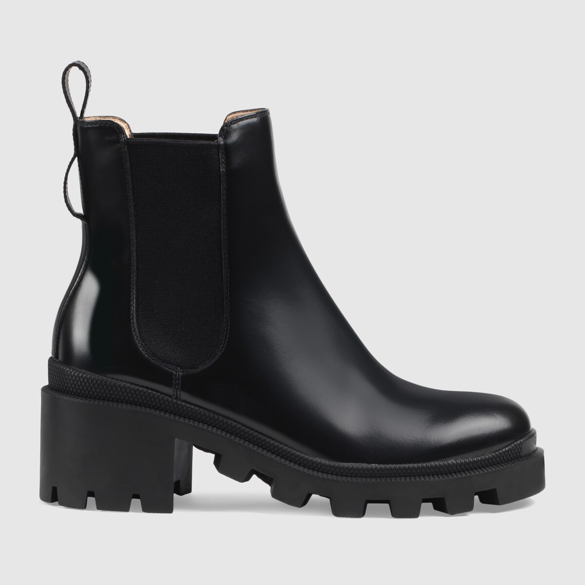 Leather ankle boot with belt | Gucci (US)