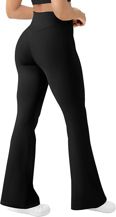 Women's Yoga Pants Bootcut Flare Leggings Flared Bell Bottom Leggings High-Waisted Workout Pants ... | Amazon (US)