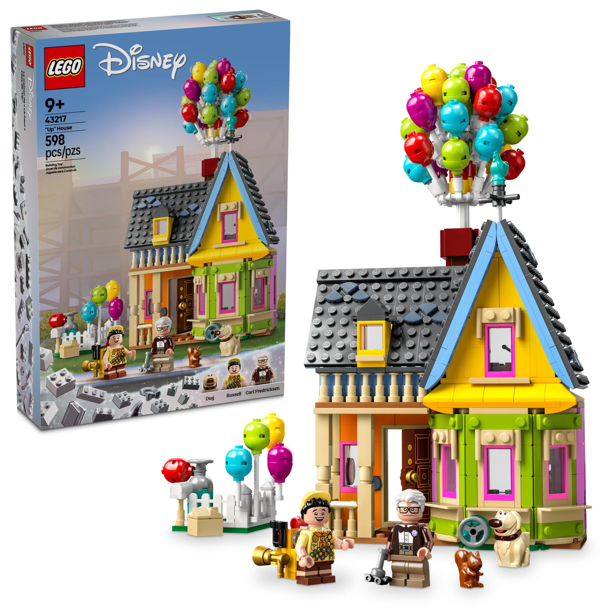 LEGO Disney and Pixar ‘Up’ House, Classic Disney Celebration Building Toy Set for Kids and Mo... | Amazon (US)
