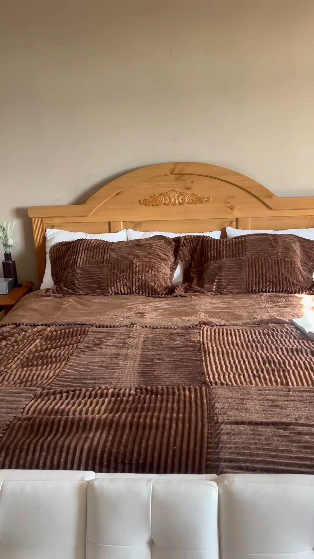 home organization

ad| change new sheets & comforter with me with @madisonpark_2010 delivered the perfect gift 🥹🤎

cozy at home, cozy christmas, spend time with God, listen to music kind of day, ✨🎄

Product Name: 
“Parker Plush Down Alternative Comforter Set
King/Cal King / Brown” 

I’m truly inlove with this comforter it’s very soft, at first I’m not sure because of the color cause I wanted white, turns out I love brown for my bed and this is super warm & cozy for winter. 

#love #ad #cozyhomes #homedecor #comforter

#LTKSeasonal #LTKmorningroutine #LTKdayinmylife