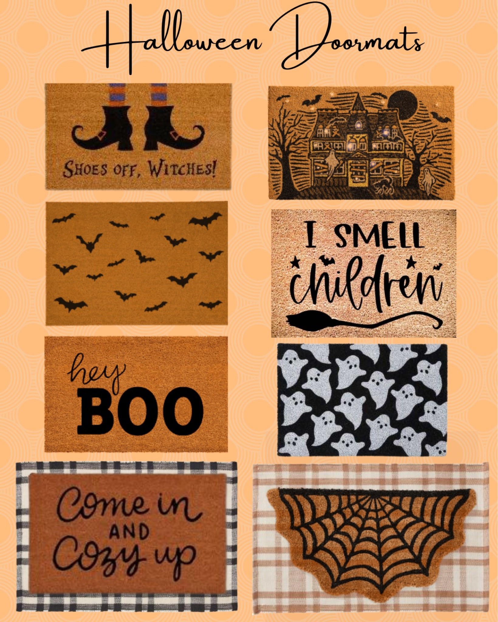 Halloween Doormats Front Porch Entry

#LTKHalloween #LTKhome #LTKunder50