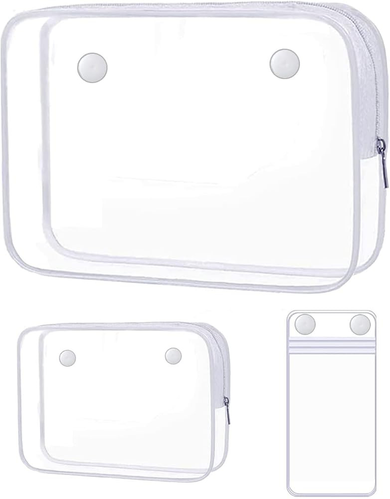futaiphy 3 Packs Clear Inner Bags for Bogg Bag, Organize Your Beach Tote with Waterproof Pouches,... | Amazon (US)