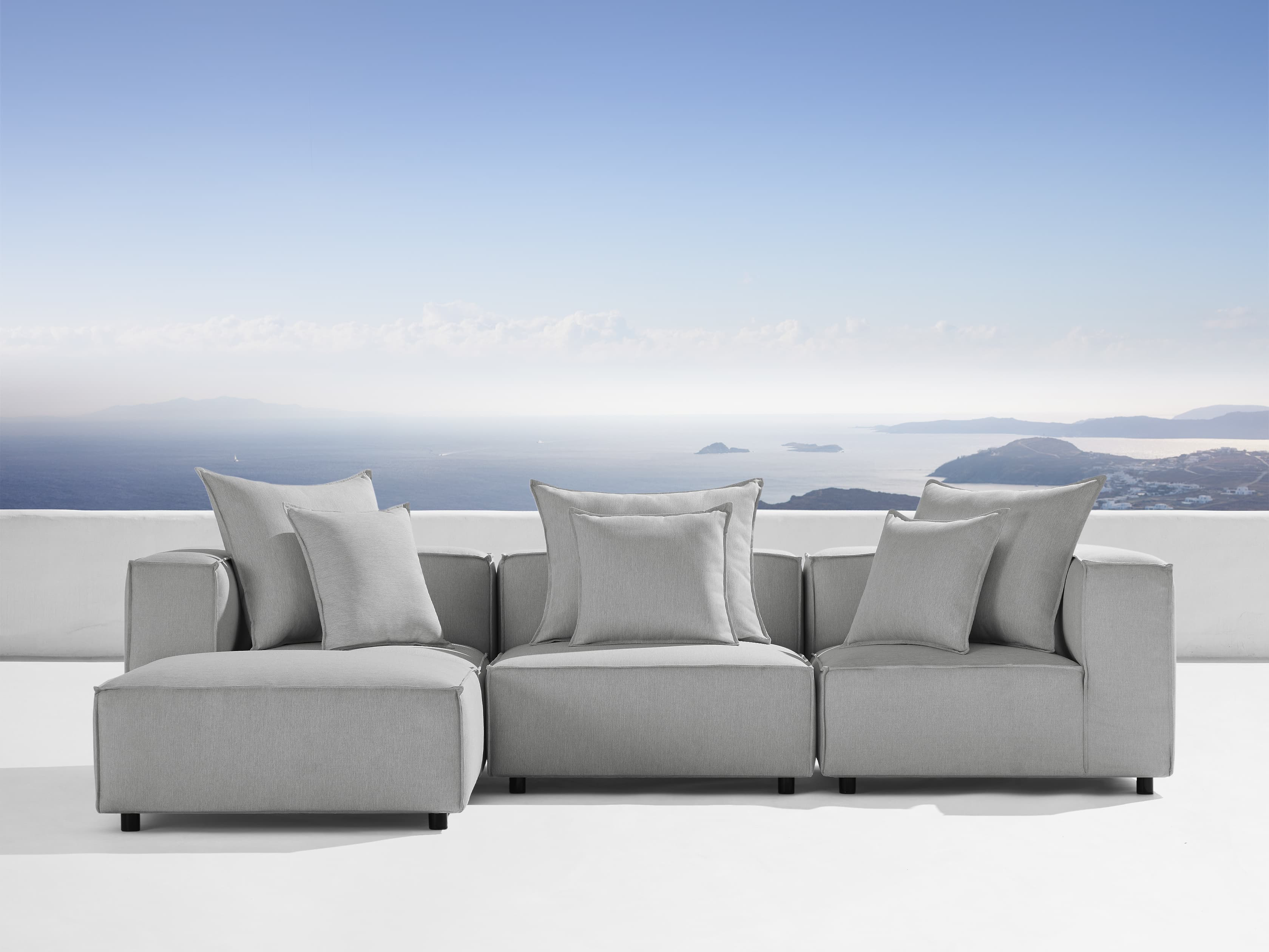 Coburn Outdoor Four Piece Sectional | Arhaus
