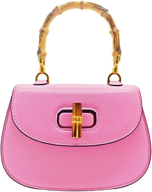 Womens Bamboo Shaped Top Handle Satchel Crossbody | Amazon (US)