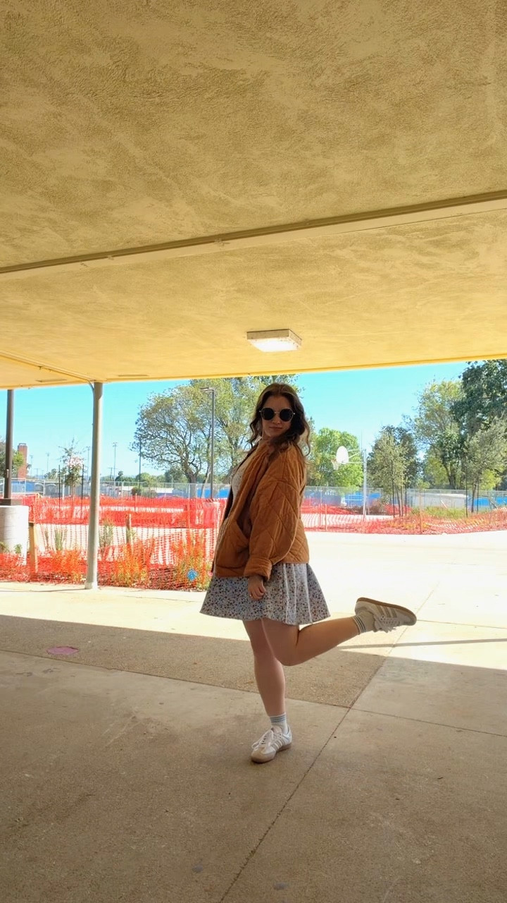 Sporty shoes with a girly dress 

#LTKootd #LTKdayinmylife #LTKSpringSale