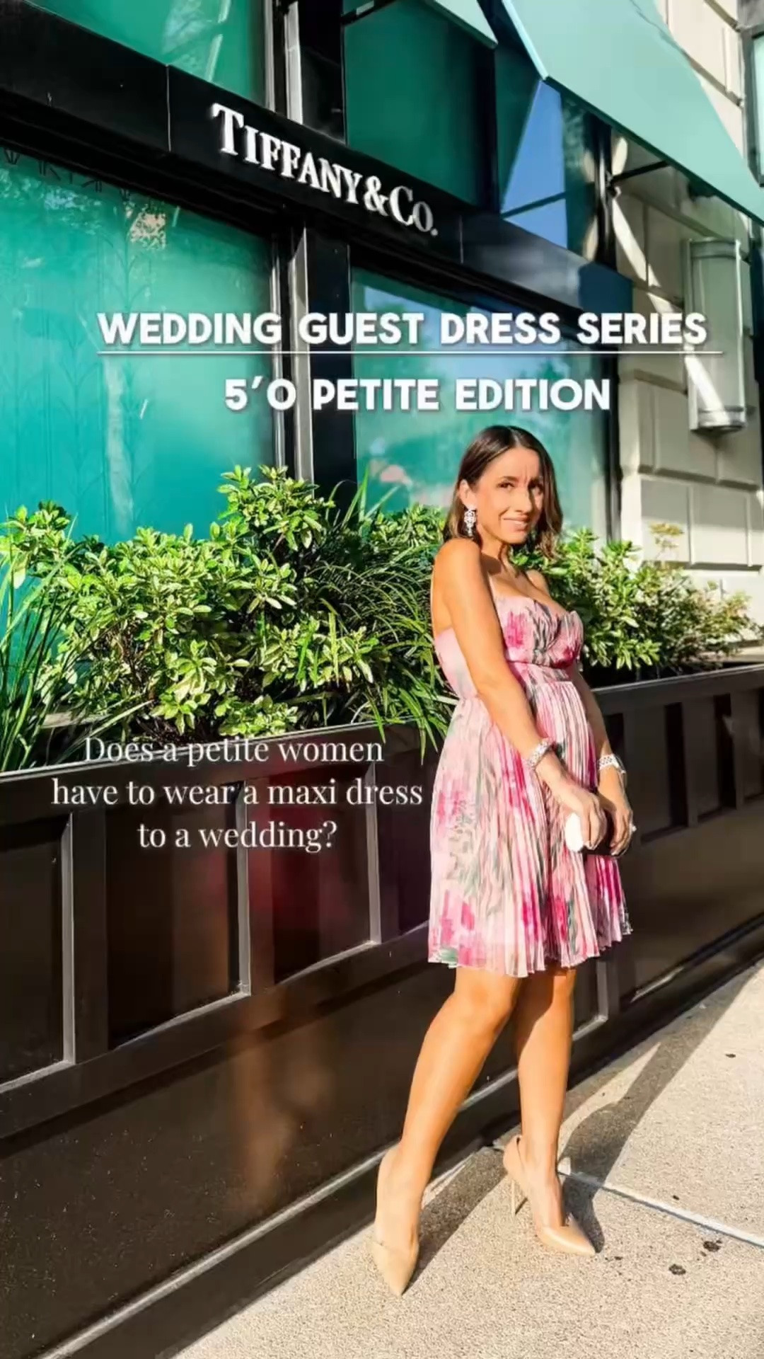 A petite wedding guest dress that doesn’t require a maxi 🤍

I’m 5’0” and wearing my usual size. This one is 5’0” approved and needs no hemming, which is always a win.

A few details I really love:

* Adjustable straps
* Built-in grip strips, so you can comfortably go without a traditional bra if you want
* Fully lined
* Beautiful pleating that gives the dress movement without overwhelming a petite frame
* Structured, polished shape that makes the shorter length feel very occasion-appropriate

I think this would be especially pretty for an afternoon wedding, bridal shower, or engagement party.

My size + all the details are linked on LTK. 🤍

#petitefashion #petiteweddingguest #weddingguestdress #petitedress #weddingguestoutfit #5footfashion #petitestyle #weddinggueststyle #specialoccasiondress

#LTKPetite #LTKWedding #LTKSeasonal
