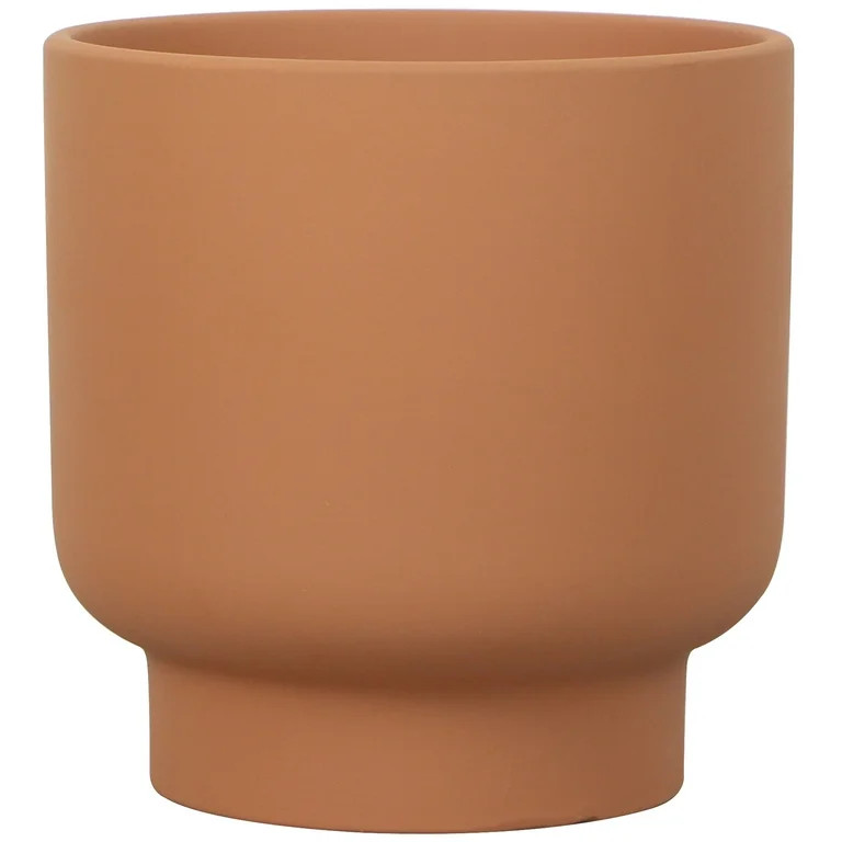 Mainstays Small 6in Diameter Round Terracotta Petra Terra Ceramic Planter | Walmart (US)