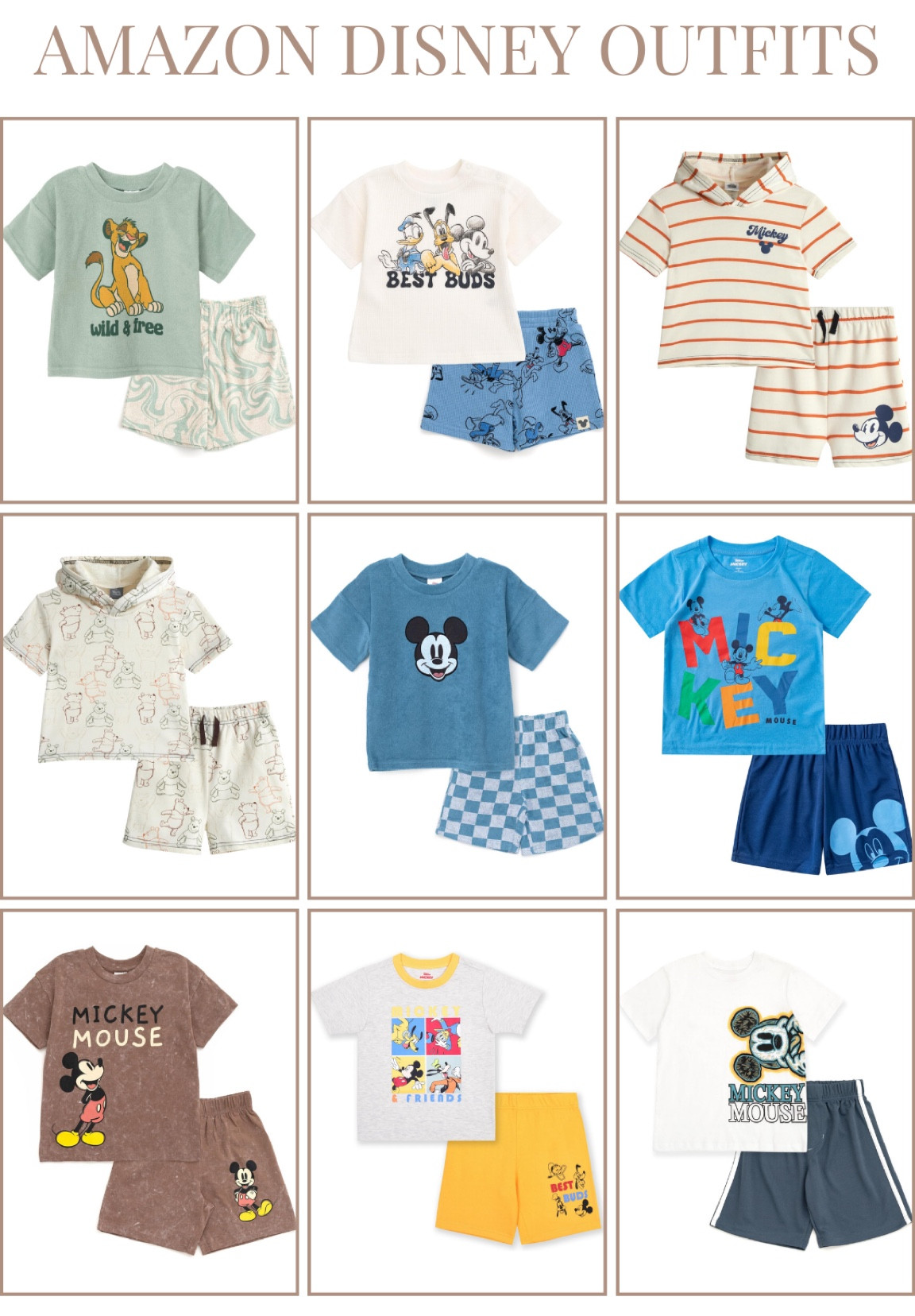 Amazon Disney outfits for kids! 

#LTKKids #LTKBaby #LTKFamily