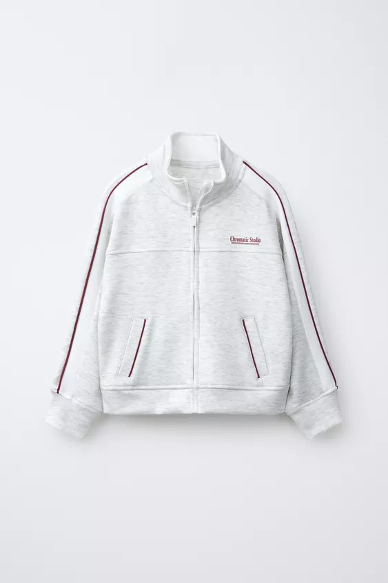 SPORTY ZIP-UP SWEATSHIRT | Zara UK