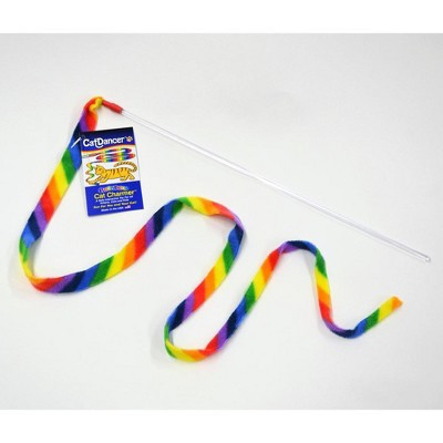 Cat Dancer Cat Charmer Interactive Cat Toy Wand RAINBOW | Target