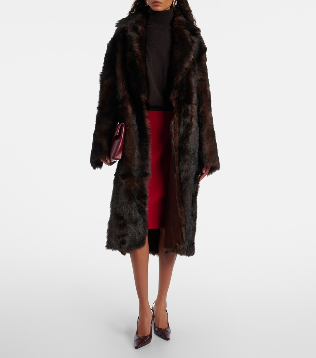 Uma shearling wrap coat | Mytheresa (US/CA)