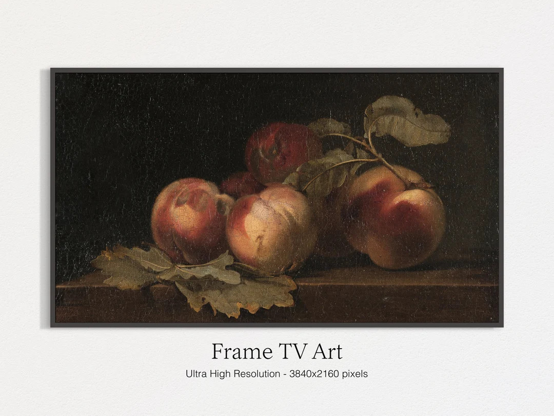 Samsung Frame TV Art |  Classic Still Life Painting | Oil on Canvas | Frame for TV | Digital Down... | Etsy (US)