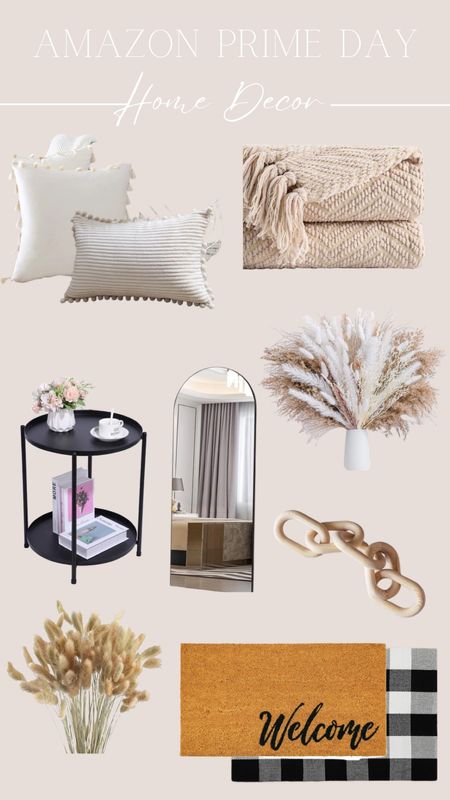 Prime day deals- home decor 
Home decor, door mat, pillow, pillow covers, throw blanket, floor mirror, dried floral, vase, side table 

#LTKSeasonal #LTKhome #LTKstyletip