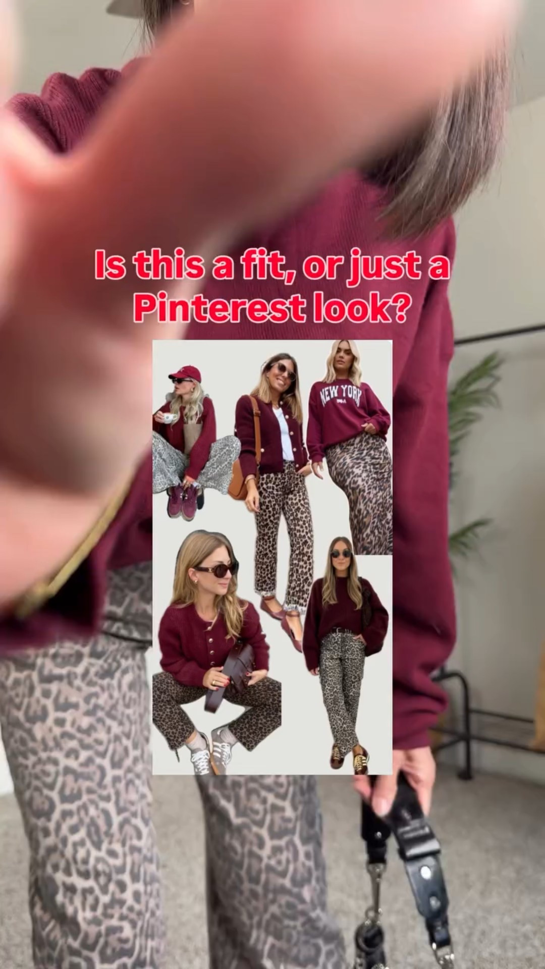 Is this a fit, or is it just a Pinterest look?🤎♥️

Burgundy + Leopard 🤎♥️🤎♥️

#fashionstyle #stylishmom #ootd #outfit #momfashion #budgetfriendlyfinds #chicfashion #casualstyle #30sfashion #millennialfashion #trendyfashion #fashionfinds #standoutstyle #momstyle #affordablefashion #chiccasual #fashionista #modernmom #styleinspo #fashiontrends #budgetfashion #casualchic #effortlessstyle