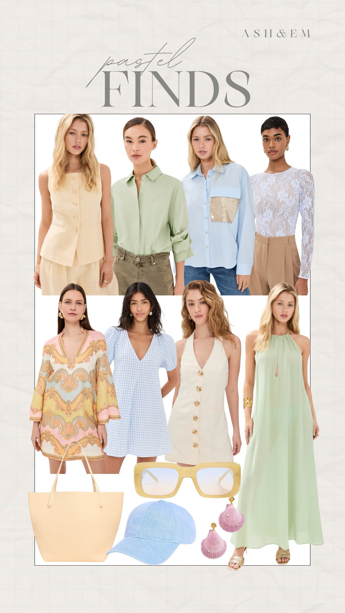 Pastel finds!!

pastel clothes, spring transition outfits, shopbop, women’s fashion, spring fashionn

#LTKStyleTip #LTKSeasonal
