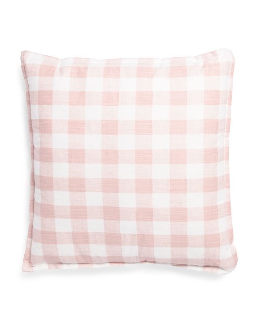 Made In USA 22x22 Linen Look Pillow | TJ Maxx
