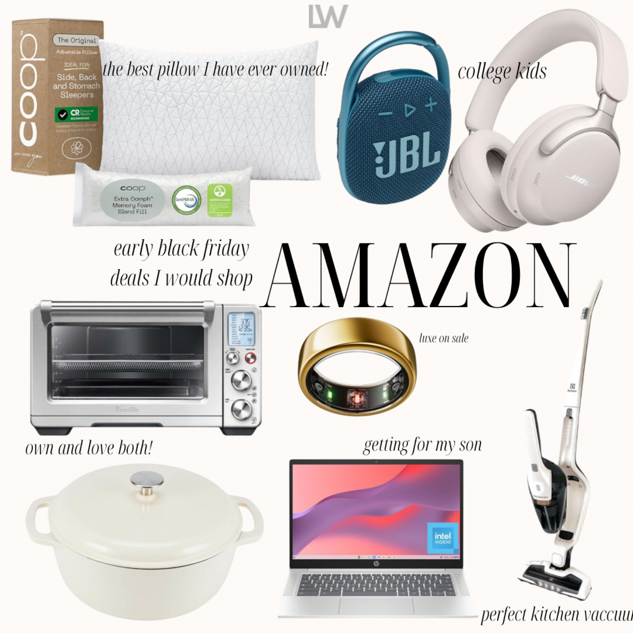 Amazon Early Black Friday Deals! I own most of these and highly recommend. The Oura ring is on my men’s gift guide… might be a good time to snag it. @amazon #amazonpartner #fallfavorites2024 #amazonholiday

#LTKSaleAlert #LTKHoliday #LTKHome