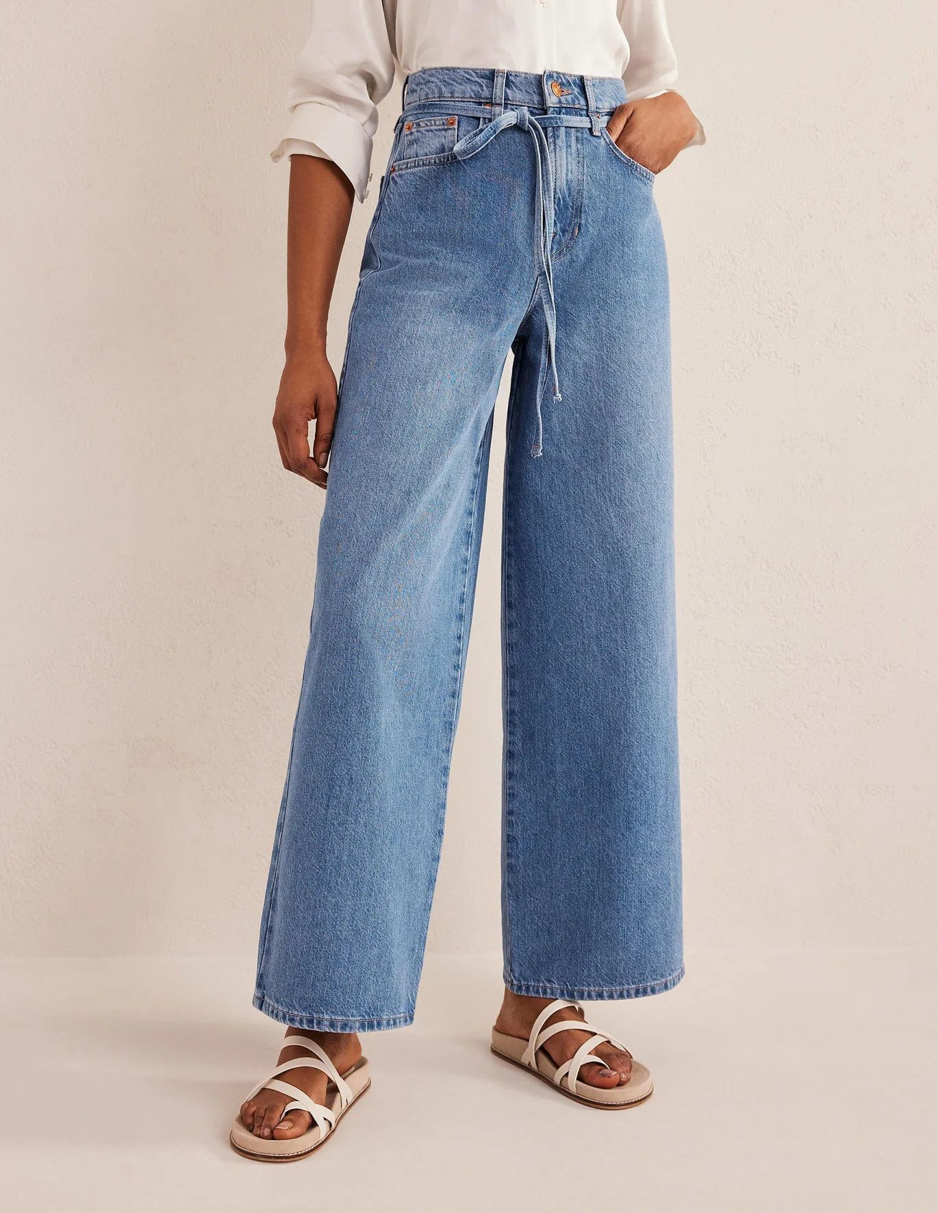 High Rise Slouch Wide Jeans | Boden (UK & IE)