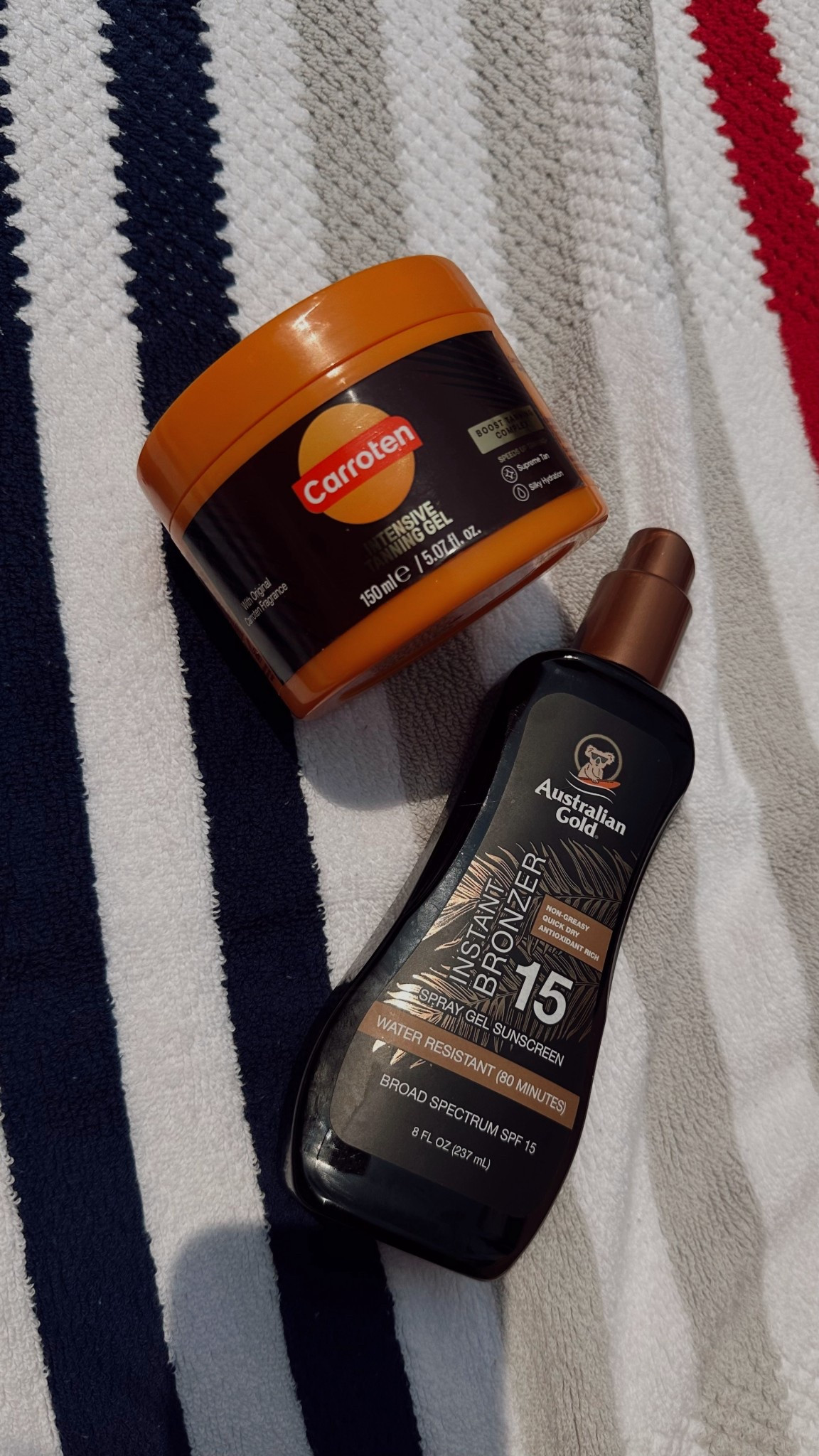 Name a better duo #Sunkissed #TanningEssentials 