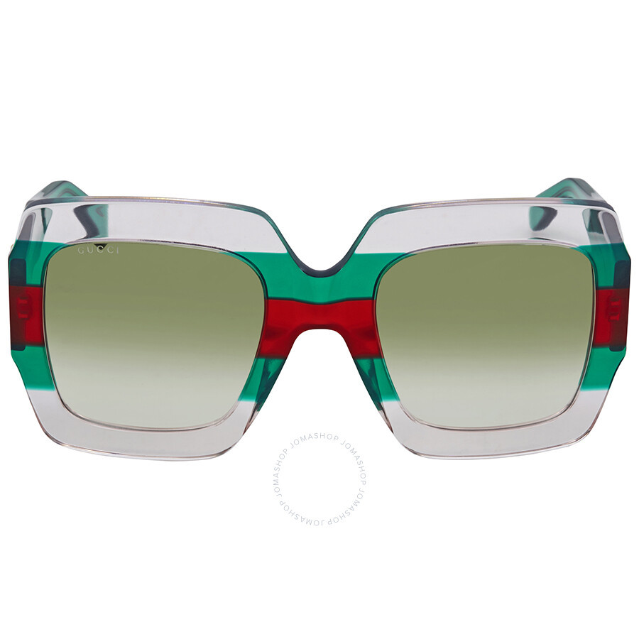 Green Gradient Square Sunglasses | Jomashop.com & JomaDeals.com