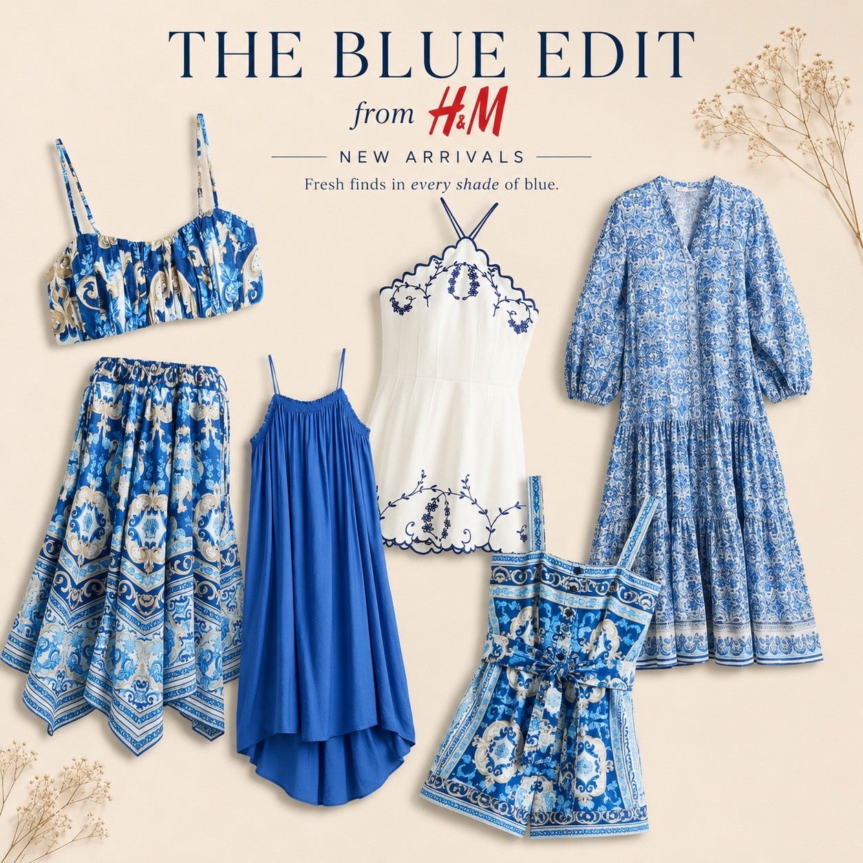 THE BLUE EDIT 💙
These new H&M arrivals are giving coastal charm, Mediterranean escapes, and summer elegance all in one collection. From the intricate blue and white prints to the dreamy silhouettes, every piece feels like a vacation waiting to happen.

#LTKootd #LTKgrwm #LTKSeasonal