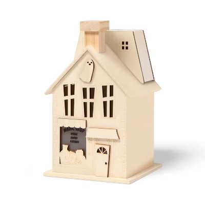 Halloween Craft Lit Magic Shop Wood Base DIY - Mondo Llama™ | Target