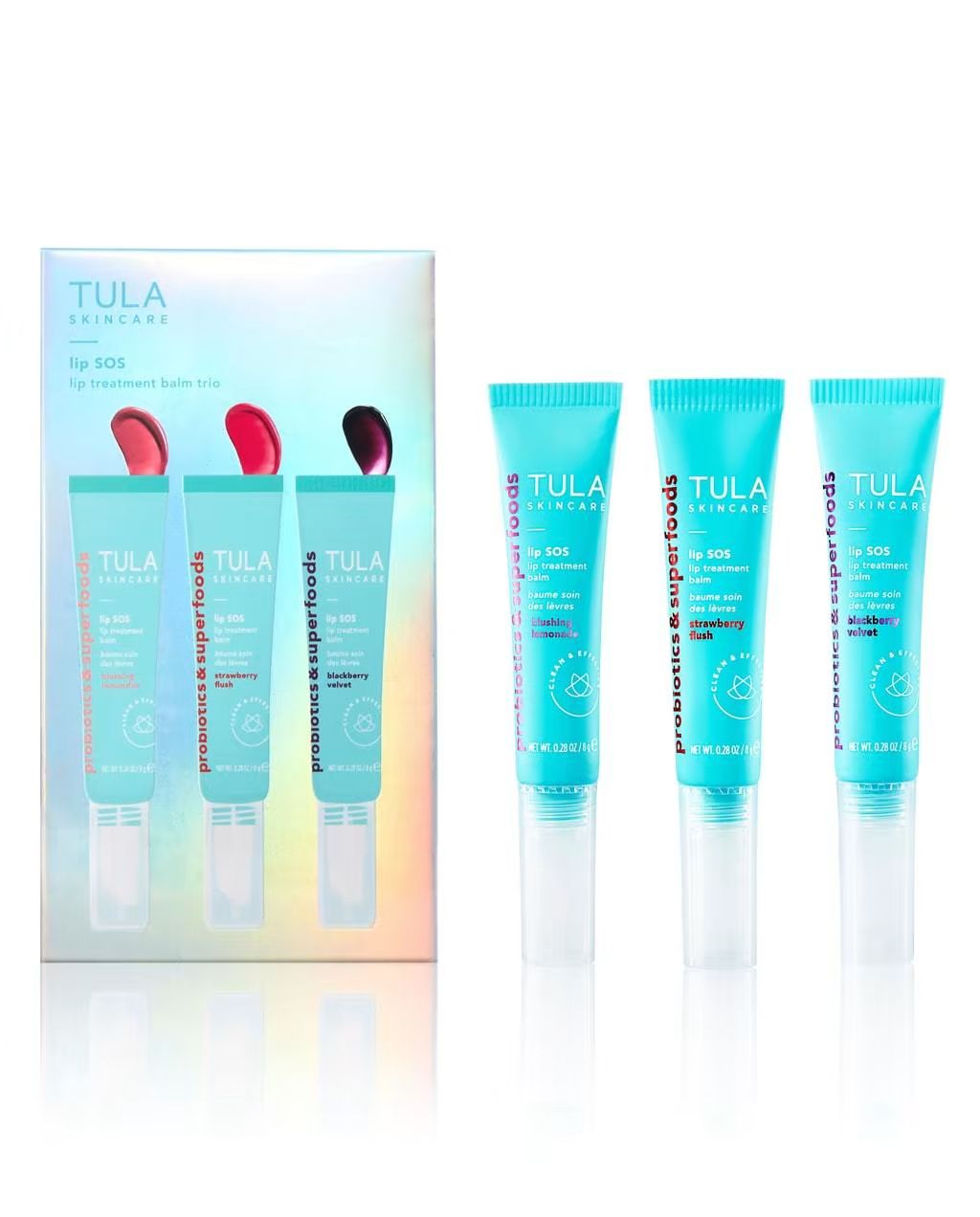 lip soslip treatment balm trio | Tula Skincare