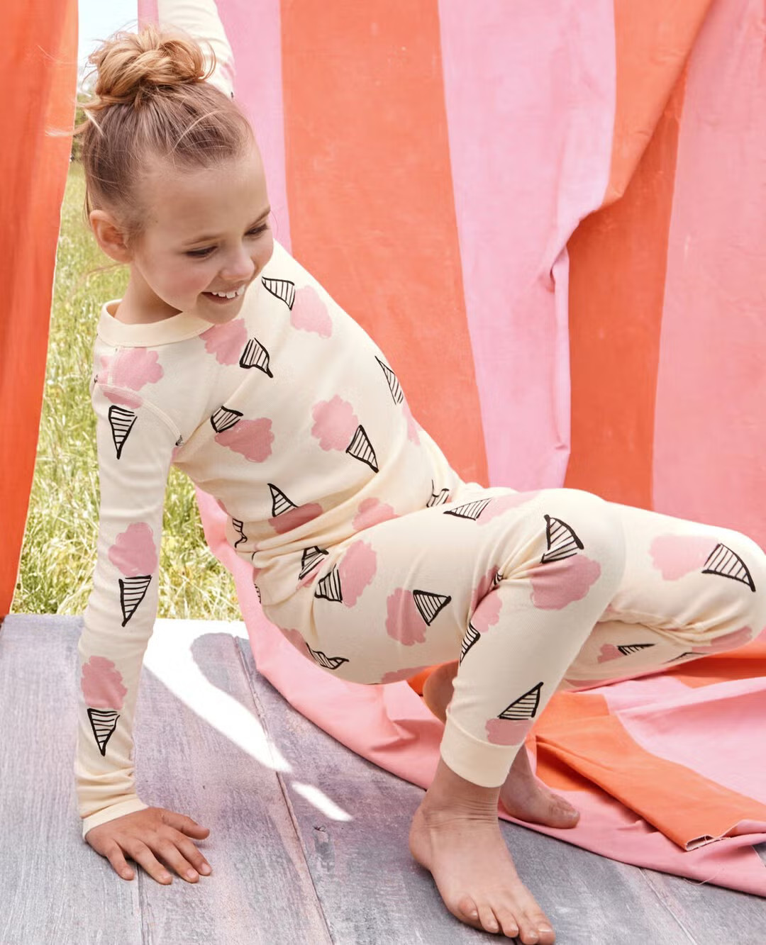 Kids Long John Pajama Set | Hanna Andersson