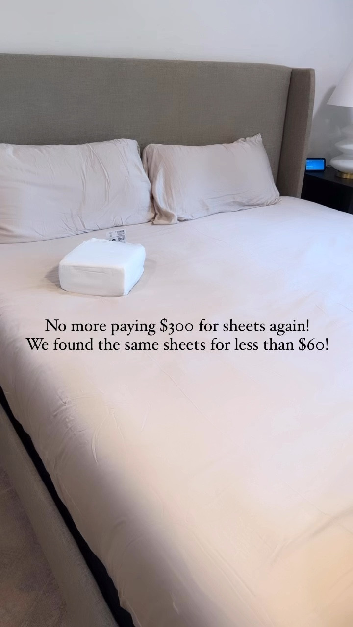 No more spending lots of 💵 for good sheets! We found sheets that are identical to our $300 sheets, but at a fraction of the price! They are made from the same exact material, cooling, soft, and silky. Even Rob (the biggest sheet snob) loves them. Give them a try, I promise you won’t be disappointed!

#LTKGiftGuide #LTKHome #LTKFamily