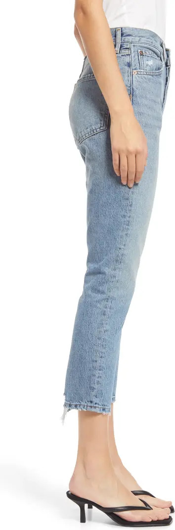 AGOLDE Riley High Waist Crop Jeans | Nordstrom | Nordstrom
