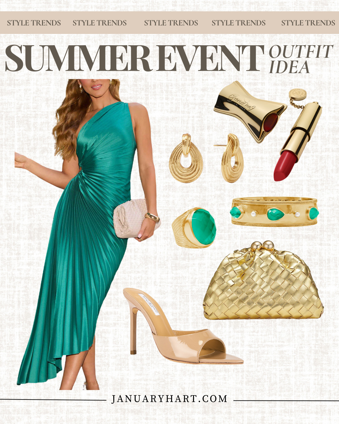 The July Lookbook

summer wedding guest dress, summer event dress, emerald green, midi dress, clutch, sandals 

 #LTKOver40 #LTKFindsUnder100 #LTKStyleTip
