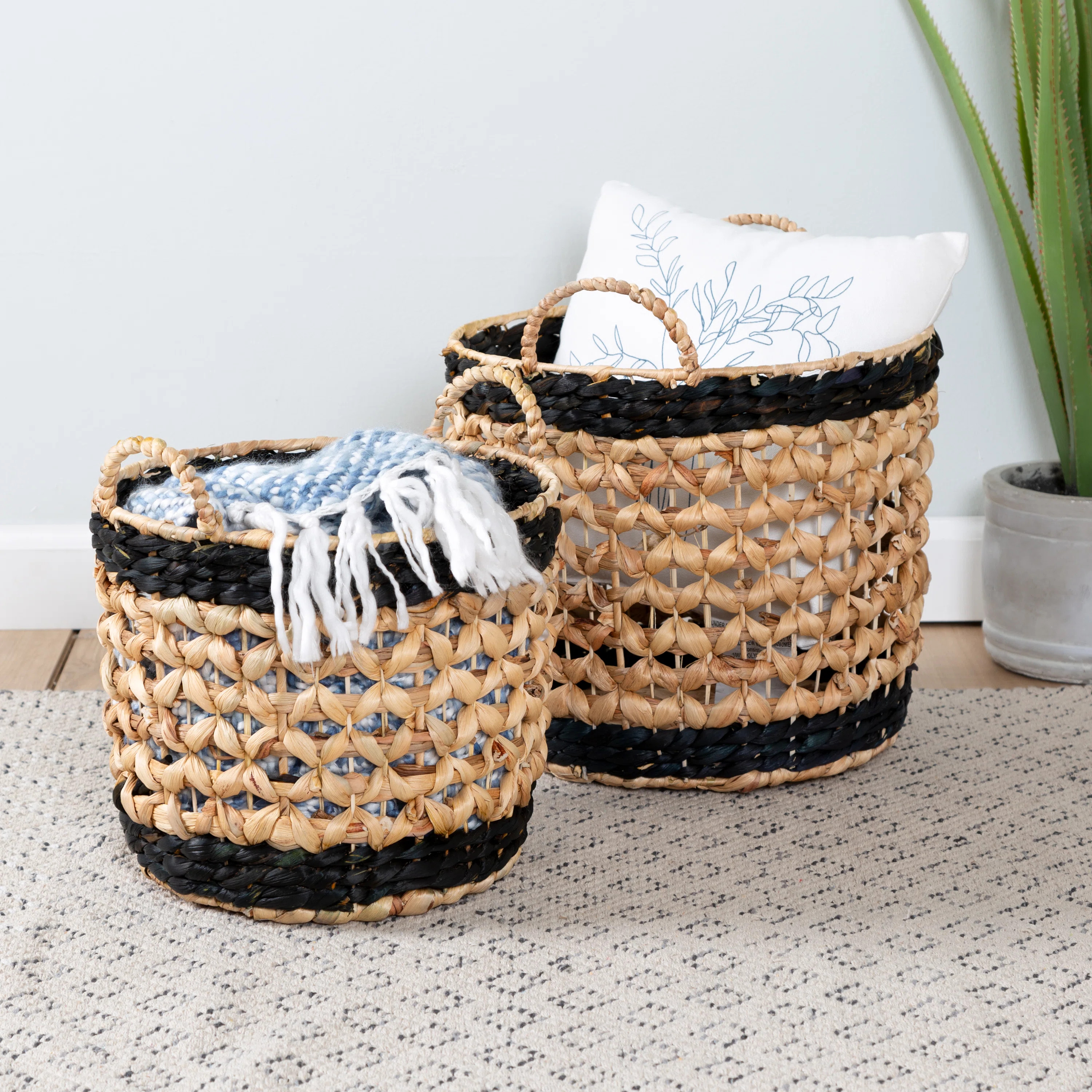 Beachcrest Home Wicker General Basket & Reviews | Wayfair | Wayfair North America