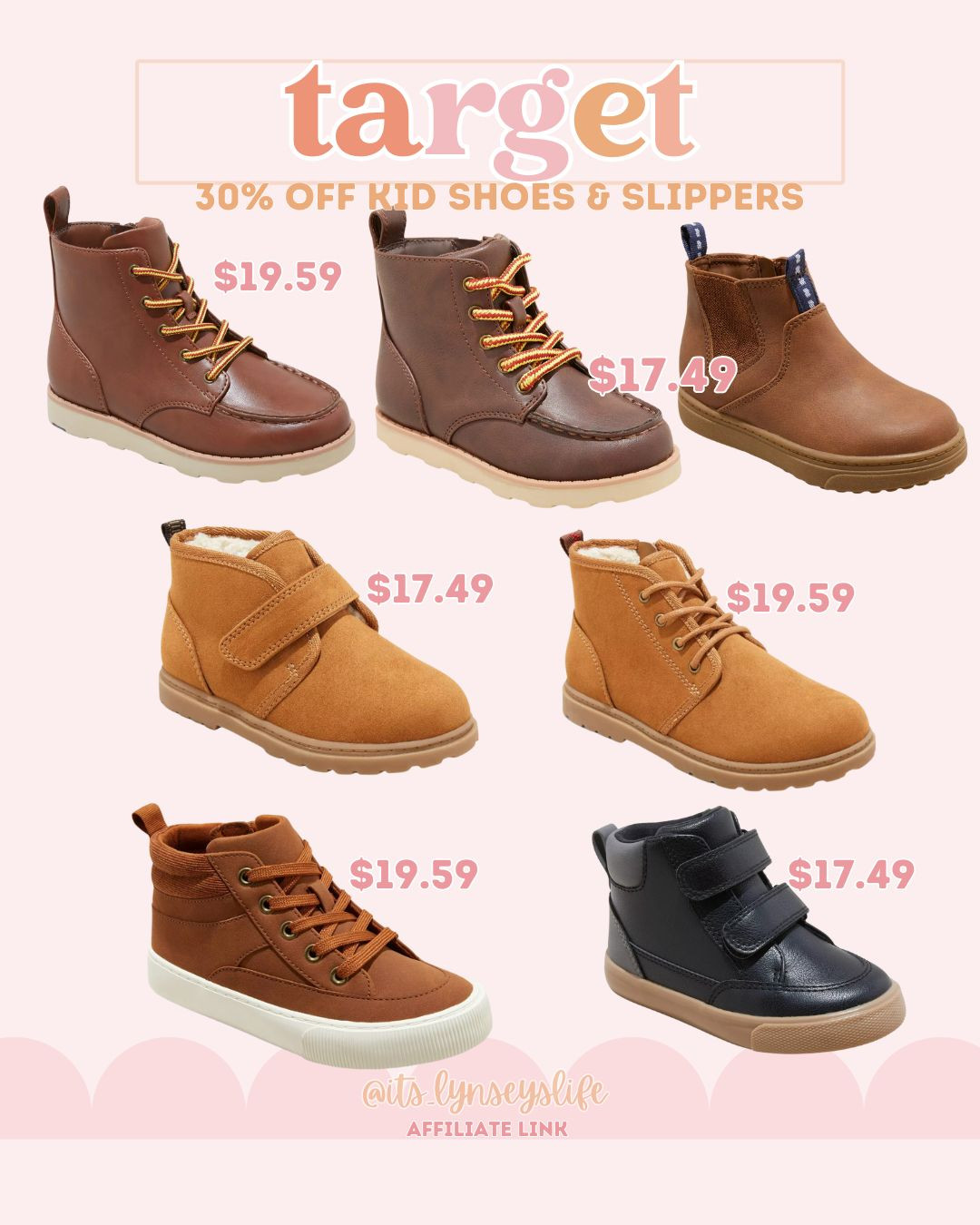 Target Daily Deal- 30% 0ff Kid & Slippers 

Boy Boots | Toddler Boy Boots | Dress Up Boots | Holiday Boots | 

#LTKSaleAlert #LTKHoliday #LTKKids