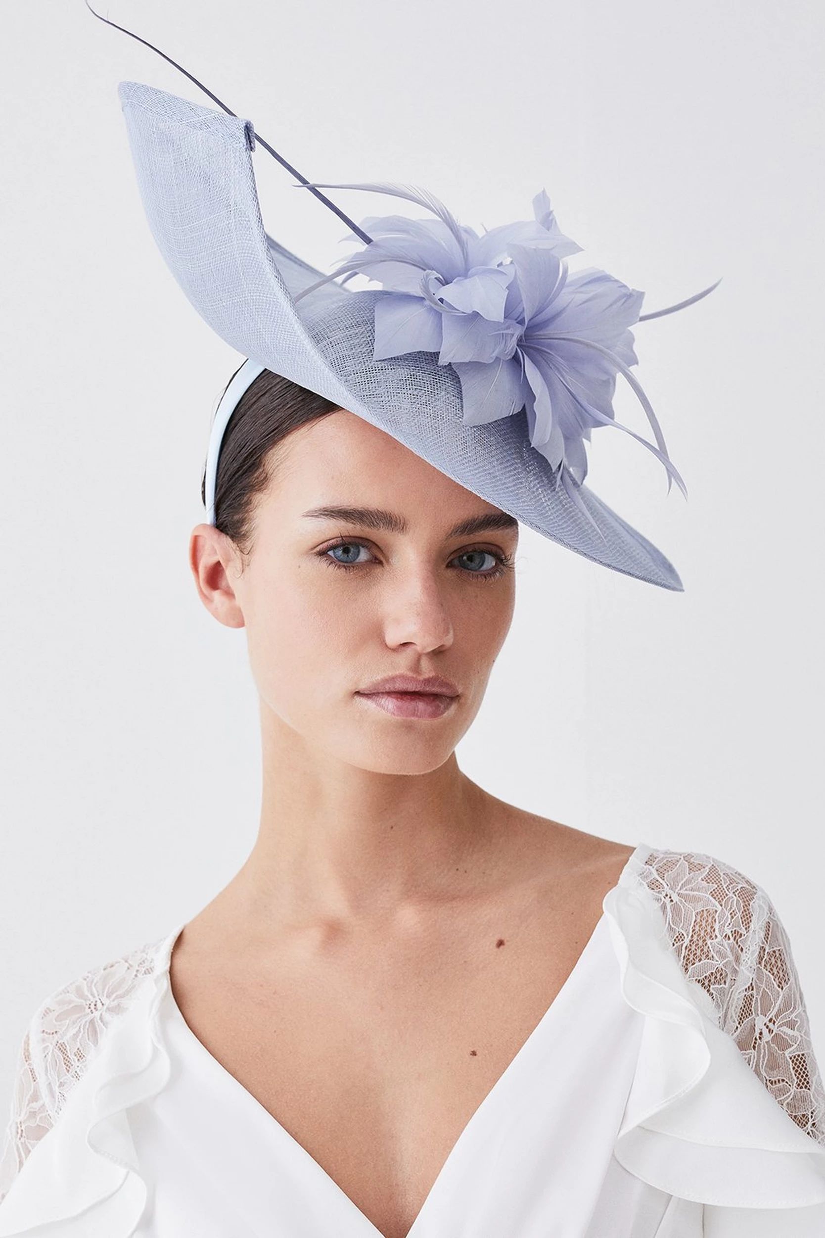 Feather & Quill Disc Fascinator | Karen Millen US