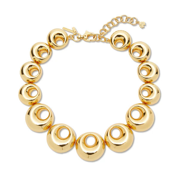 GOLD MEDALLION NECKLACE | LELE SADOUGHI