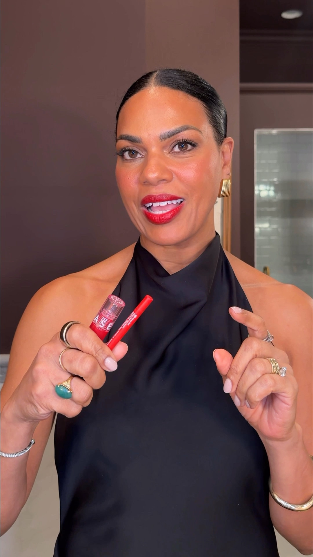 Last year we saw the Rockettes for the first time. I got emotional!
Their signature red lip is often Sephora Collection Cream Lip Stain in "Always Red." I created my red using Colorful 8H Longwear Transfer Proof Lip Liner in "Frosted Chestnut" + "Always Red" & Totally Juicy Lip Tint in "Cranberry Fizz" in my reel!

Totally Juicy Lip Tint in "Cranberry Fizz" is hydrating - feels like a drink of water for your lips. It starts with a pretty color payoff and has a non-sticky subtle shine but when it wears off it leaves a long lasting hydrated stain! And it's only $14!

#LTKSeasonal #LTKHoliday #LTKBeauty