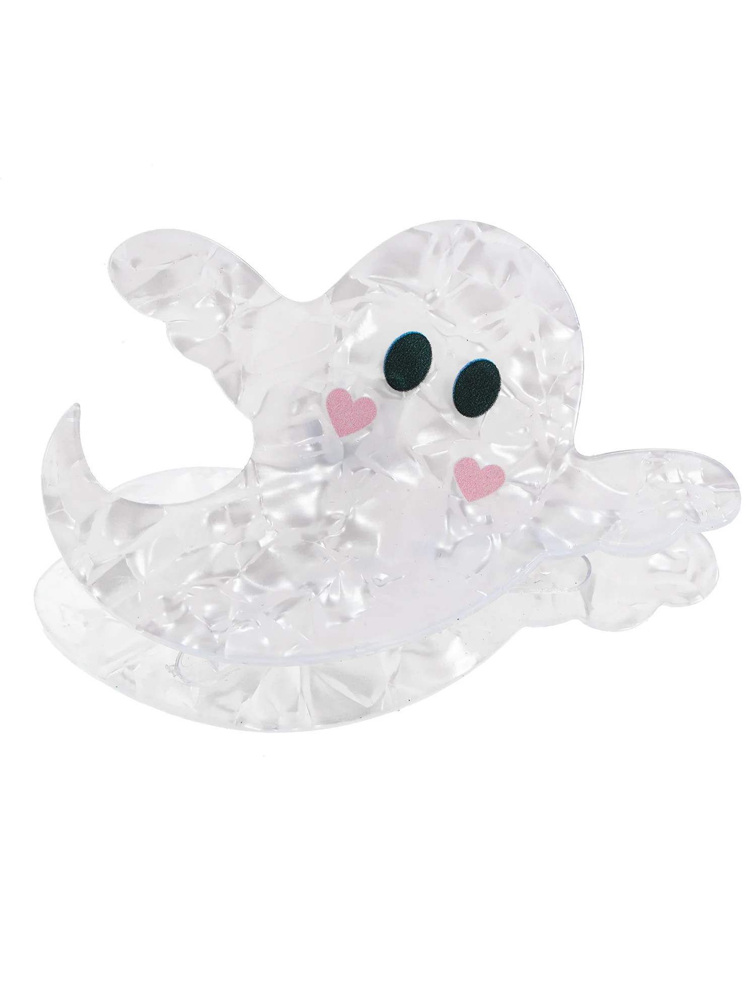 Way to Celebrate Women's Halloween Ghost Claw Clip, Multicolor, 1 Piece | Walmart (US)