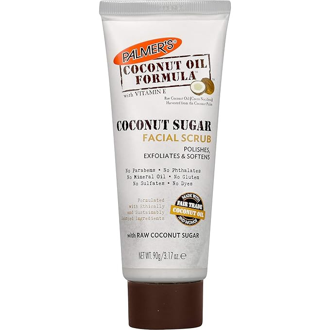Palmer's Coconut Oil Formula Coconut Sugar Facial Scrub Exfoliator, 3.17 Ounces | Amazon (US)
